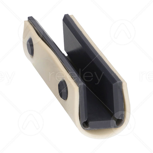 96mm Long Polyethylene Guide Shoe Liner to Suit 15mm Guide Rail