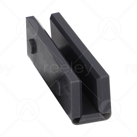 100mm Long Polyethylene Guide Shoe Liner to Suit 10mm Guide Rail