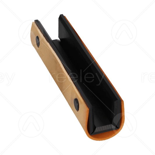 140mm Long Polyethylene Anti-Vibration Guide Shoe Liner & Cell Insert to Suit 15mm Guide Rail