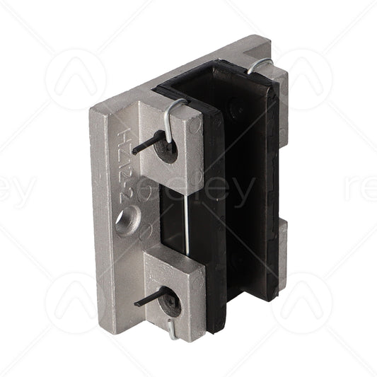 80mm Long Monospace Steel Guide Shoe with Liner to Suit 17mm Rail