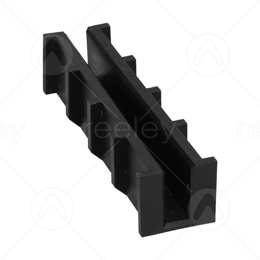 130mm Long Nylon Ribbed Guide Shoe Liner to Suit 10mm Guide Rail