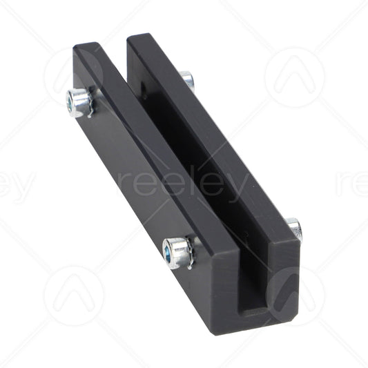 140mm Polyethylene Long Guide Shoe Liner to Suit 9mm Guide with M6 Screws