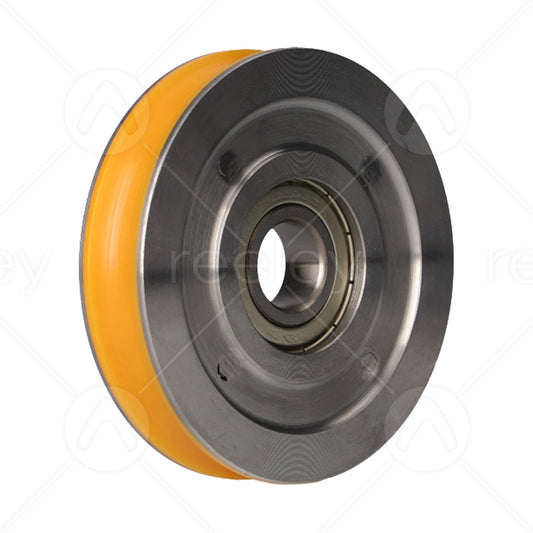 Fire Rated Steel Roller with Nylon Tyre (Curved Track)