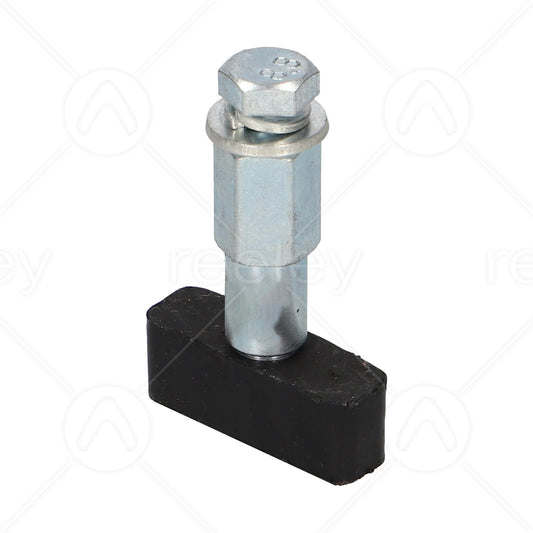 Door Shoe with Solid Rubber Gib