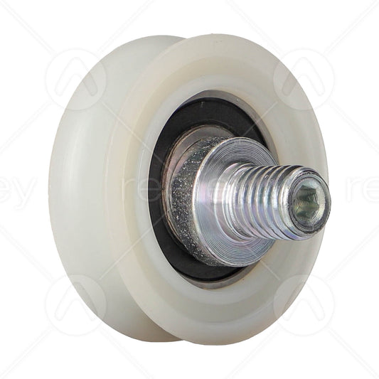 Nylon Door Hanger Roller with M12 Eccentric Pin (Curved Track)