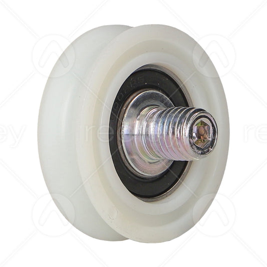Nylon Door Hanger Roller with M12 Concentric Pin (Curved Track)
