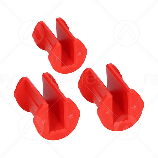 70mm Long Polyamide Guide Shoe Liner (Set of 3) to Suit 16mm Guide Rail