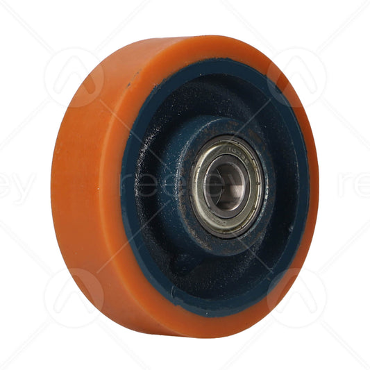 Polyurethane Guide Roller (100mm OD) with Cast Iron Core