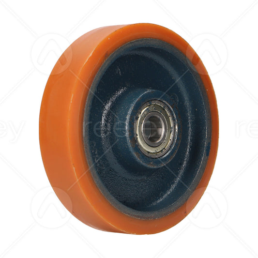 Polyurethane Guide Roller (125mm OD) with Cast Iron Core
