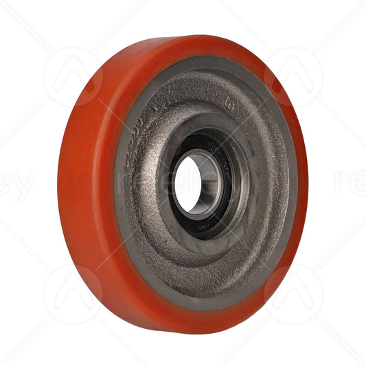 Polyurethane Guide Roller (125mm OD) with Cast Iron Core