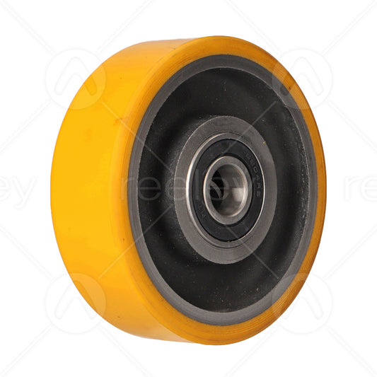 Polyurethane Guide Roller (125mm OD) with Cast Iron Core
