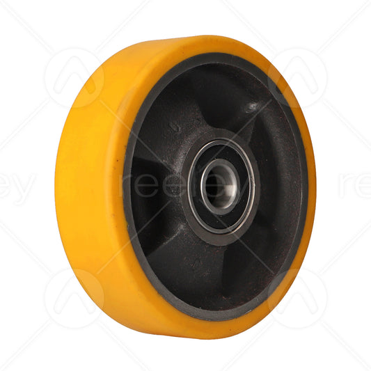 Polyurethane Guide Roller (150mm OD) with Cast Iron Core