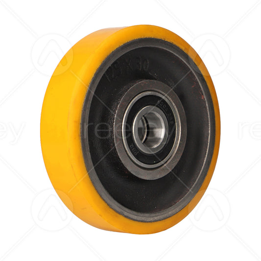 Polyurethane Guide Roller (125mm OD) with Cast Iron Core
