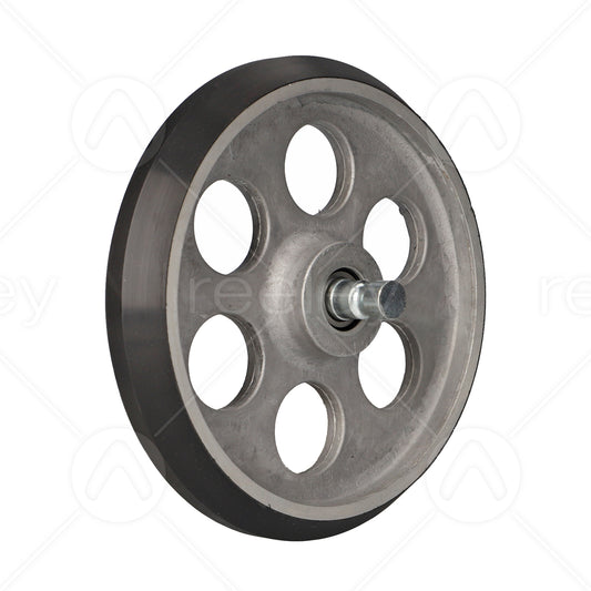 Polyurethane Guide Roller with Shaft (200mm OD) with Aluminium Core