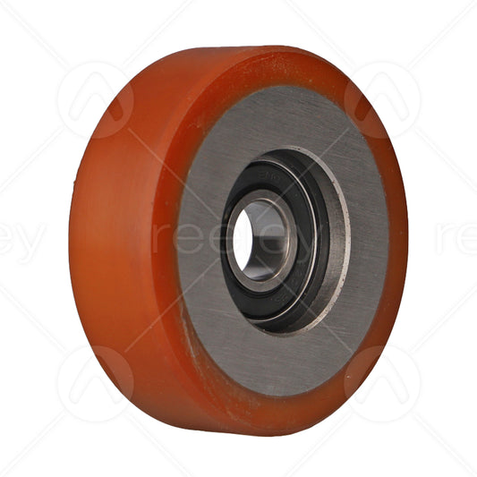 Vulkollan® Guide Roller (100mm OD) VU 93° with Steel Core