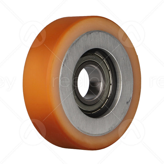 Vulkollan® Guide Roller (100mm OD) VU 93° with Aluminum Core