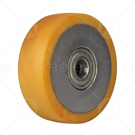 Vulkollan® Guide Roller (125mm OD) VU 93° with Steel Core