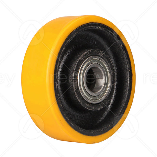 Polyurethane Guide Roller (125mm OD) with Cast Iron Core