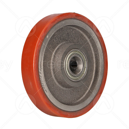 Polyurethane Guide Roller (150mm OD) with Cast Iron Core
