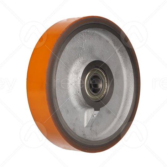 Polyurethane Guide Roller (200mm OD) with Cast Iron Core