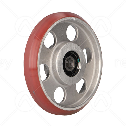 Polyurethane Guide Roller (160mm OD) with Cast Iron Core