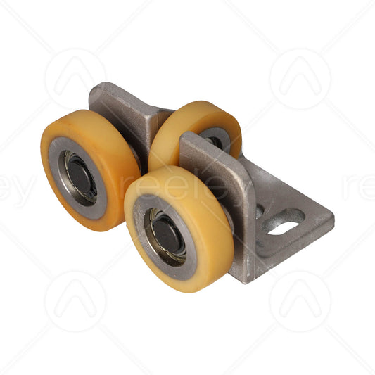Guide Roller Assembly to Suit 5-16mm Rail (2 Side Rollers 50x18, 1 Face Roller 50x15)