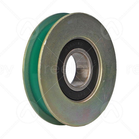 Steel Door Hanger Roller with Polyurethane Tyre (Flat Track)