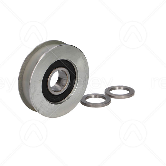 Steel Landing Door Hanger Roller with Polyurethane Tyre (Flat Track)