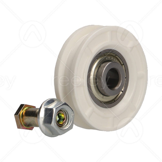 Nylon Hanger Roller with M10 Bolt (Flat Track)