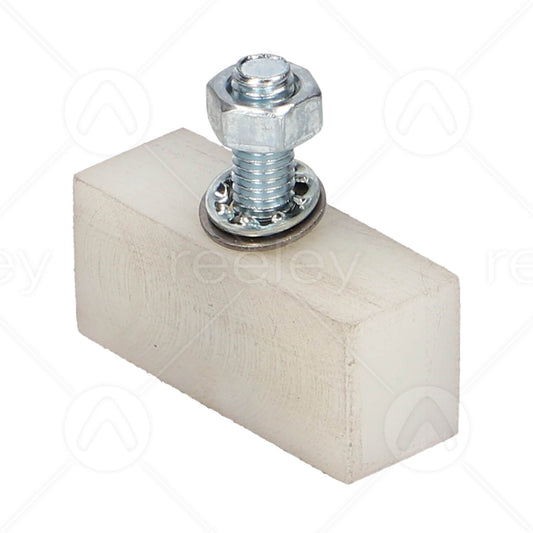Nylon Door Guide Block with M6 Pin