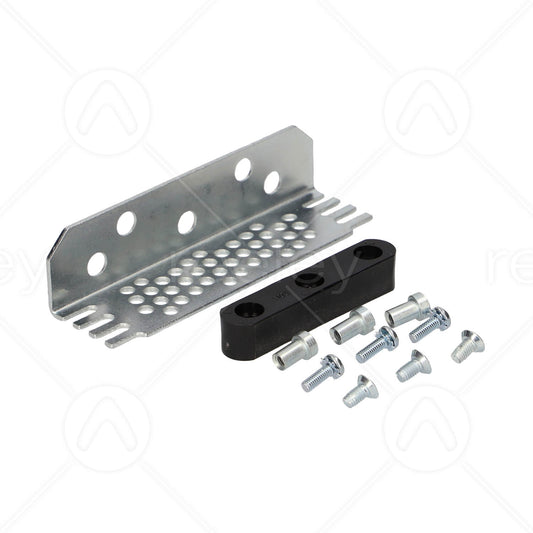 Mild Steel Universal Bracket with Nylon Gib (14mm Wide) & Fixings
