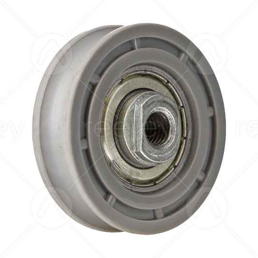 Nylon Door Hanger Roller with M10 Tapped Insert (Curved Track)