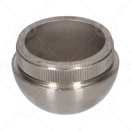 Stainless Steel Handrail Domed Capping Plug (42.4mm)
