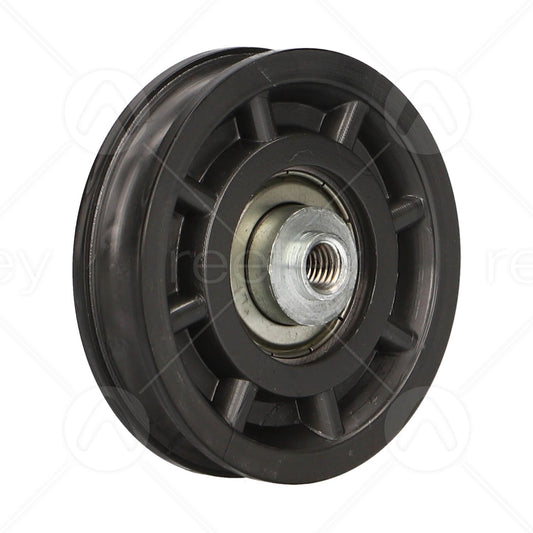 Nylon Hanger Roller with M8 Tapped Insert (V Track)