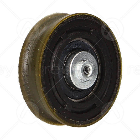 Rubber Coated Nylon Hanger Roller with M6 Threaded Insert