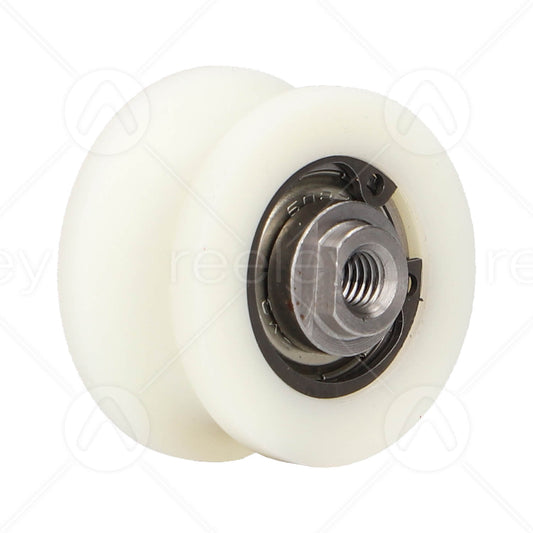 Nylon Lower Kicking Roller with M6 Tapped Insert (Curved Track)