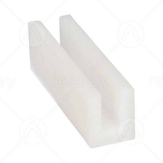 100mm Long Polyethylene Guide Shoe to suit 10mm Guide Rail