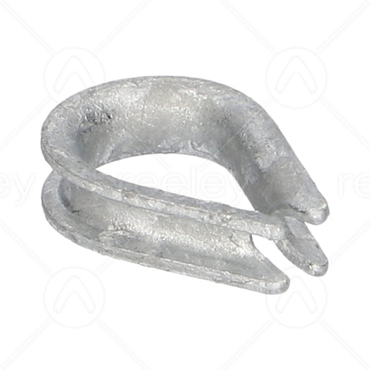 3mm Aircord Steel Thimble Eye