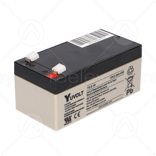 Yuvolt Rechargeable Lead Acid Battery 12V 3.2Ah