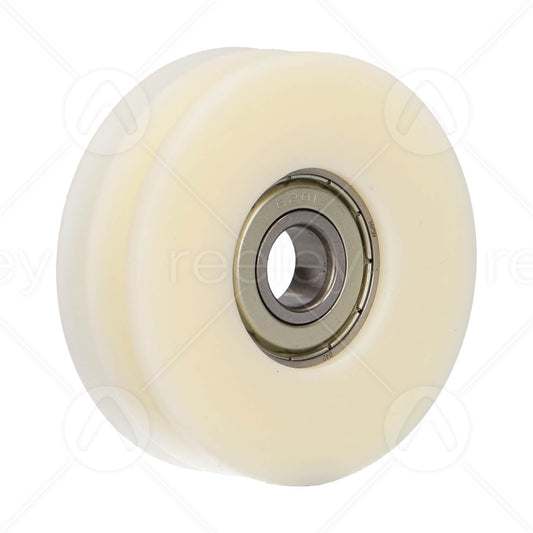 Nylon Door Hanger Roller with Aircord Groove (Curved Track)