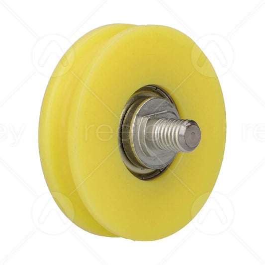 Nylon Hanger Roller (65mm OD) with M10 Pin (Curved Track)