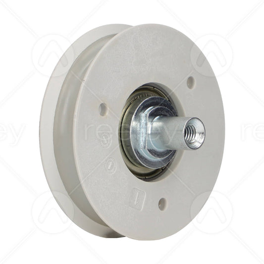 Nylon Hanger Roller (65mm OD) with M6 Tapped Pin (V Track)