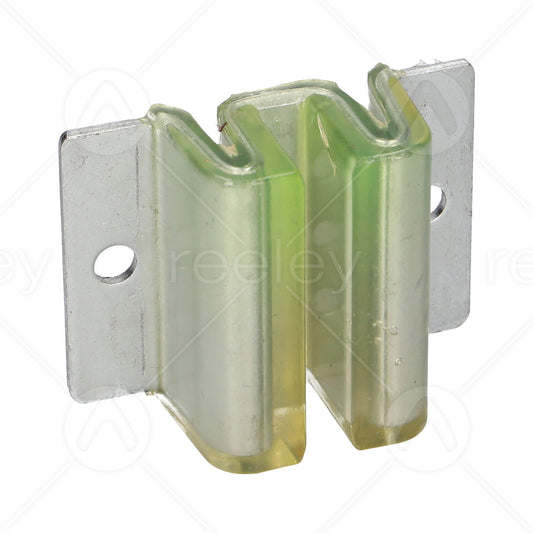 86mm Long Steel/Polyurethane Guide Shoe with Liner to Suit 10mm Guide Rail