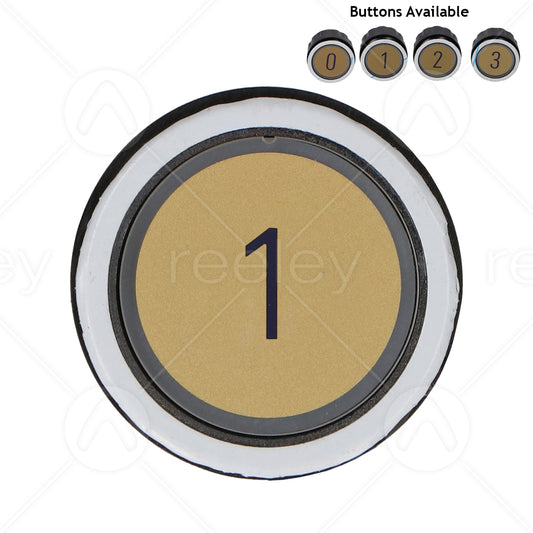 D2 Green Push Button (Floor Numbers 0, 1, 2 or 3)