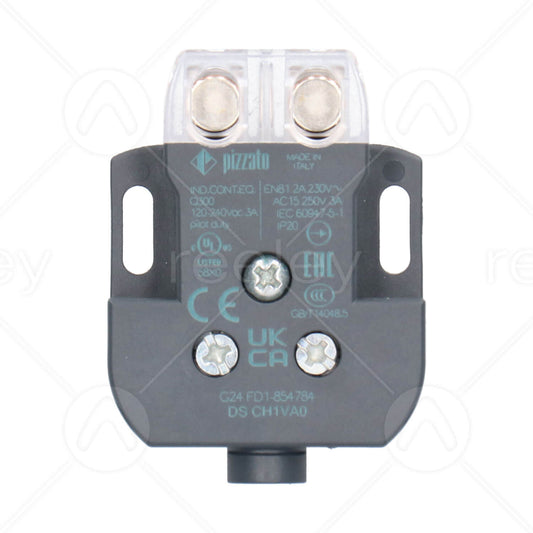 Pizzato Contact DS CN1VA0 - Frontal Opening with Transparent Head