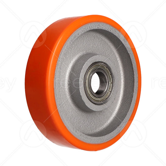 Polyurethane Guide Roller (150mm OD) with Cast Iron Core