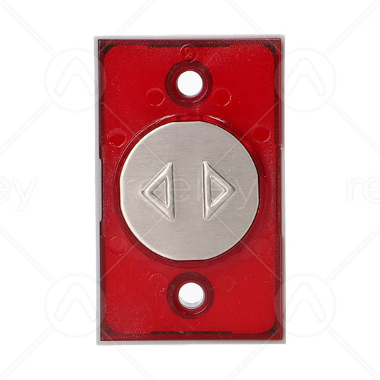 Compac V Braille Halo Red 1C 24V Up/Down Button