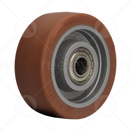 Polyurethane Guide Roller (100mm OD) with Cast Iron Core