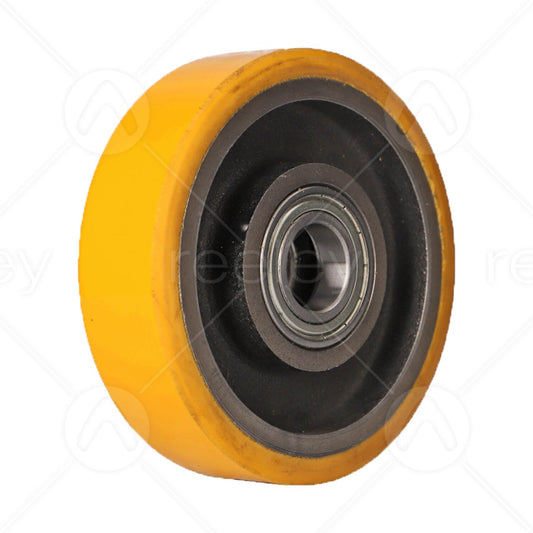 Polyurethane Guide Roller (125mm OD) with Cast Iron Core