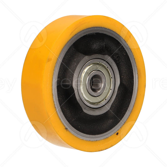 Polyurethane Guide Roller (100mm OD) with Cast Iron Core